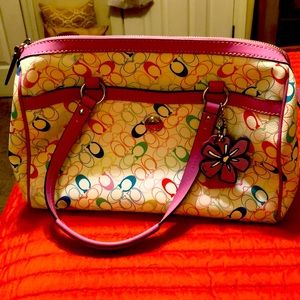 No multicolored coach bag